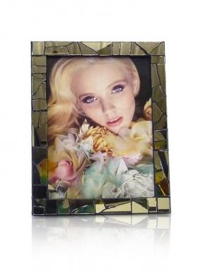 Cornice portafoto in mosaico di vetro